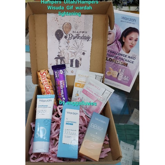 Hampers Wardah Lightening Birthday Hampers//Hampers Cewek//Hampers Gif//Hampers Nikahan//HampersKosm