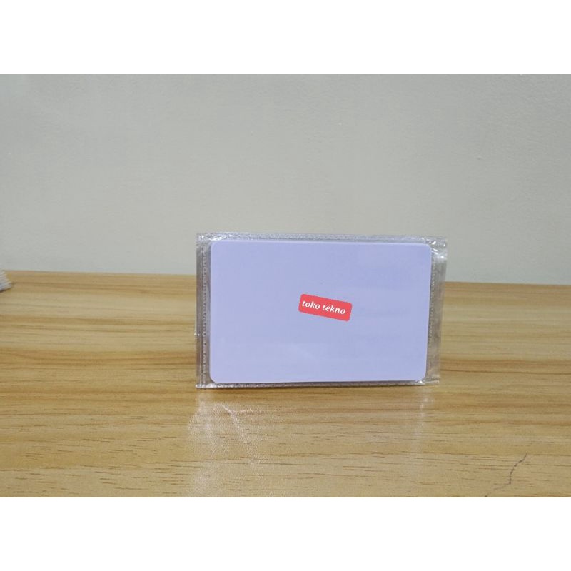 Kartu RFID 125Khz | Card Rfid 125 Khz Proximity EM4100 Polos - Putih