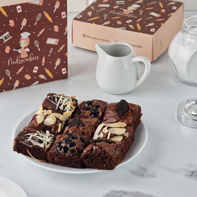 

BAYAR DITEMPAT✔️FUDGY BROWNIES BROWNIES PANGGANG MURAH ENAK|RA3