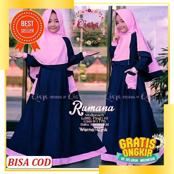 Gamis Anak Baju Gamis Model Anak Perempuan Terbaru 2022 Gamis Anak Terbaru Muslimah Kekinian 2022 Le