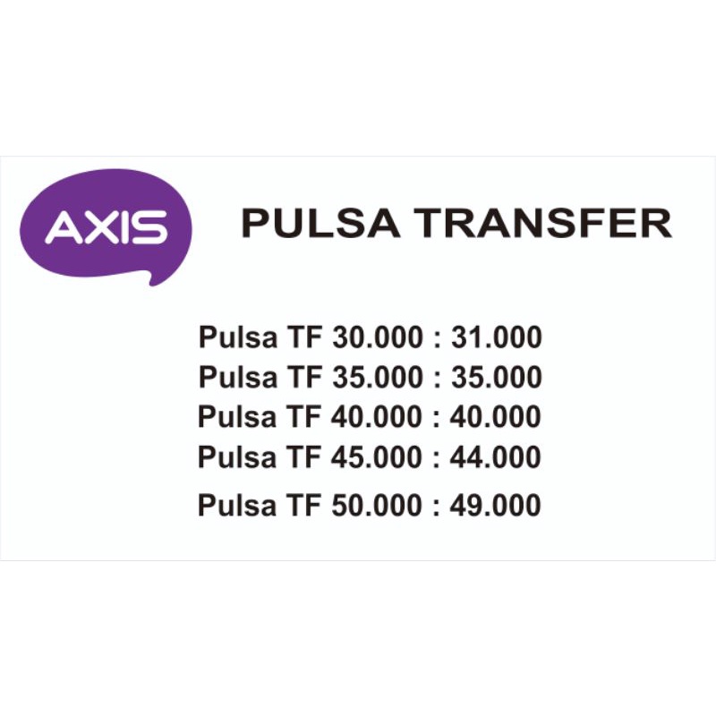 Pulsa Transfer Axis