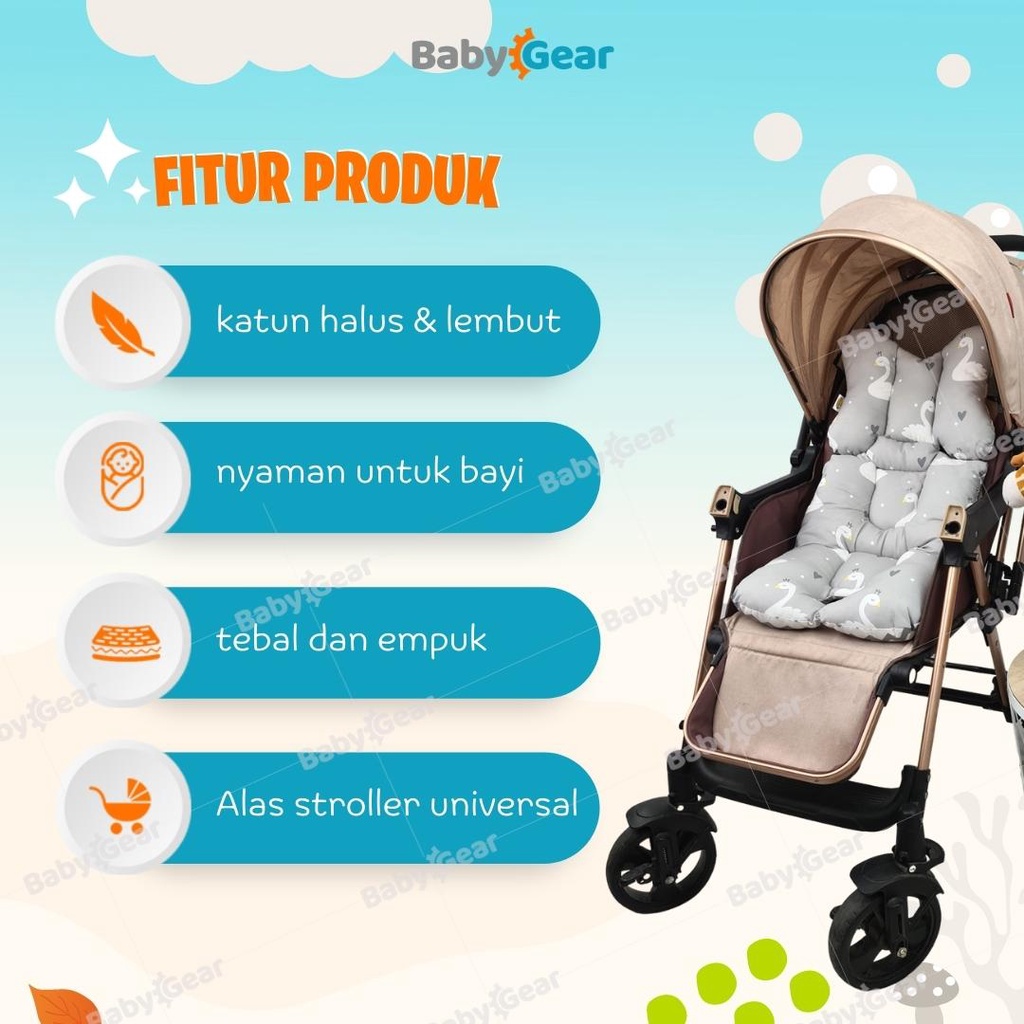 Alas stroller bayi universal/baby car seat sroller pad