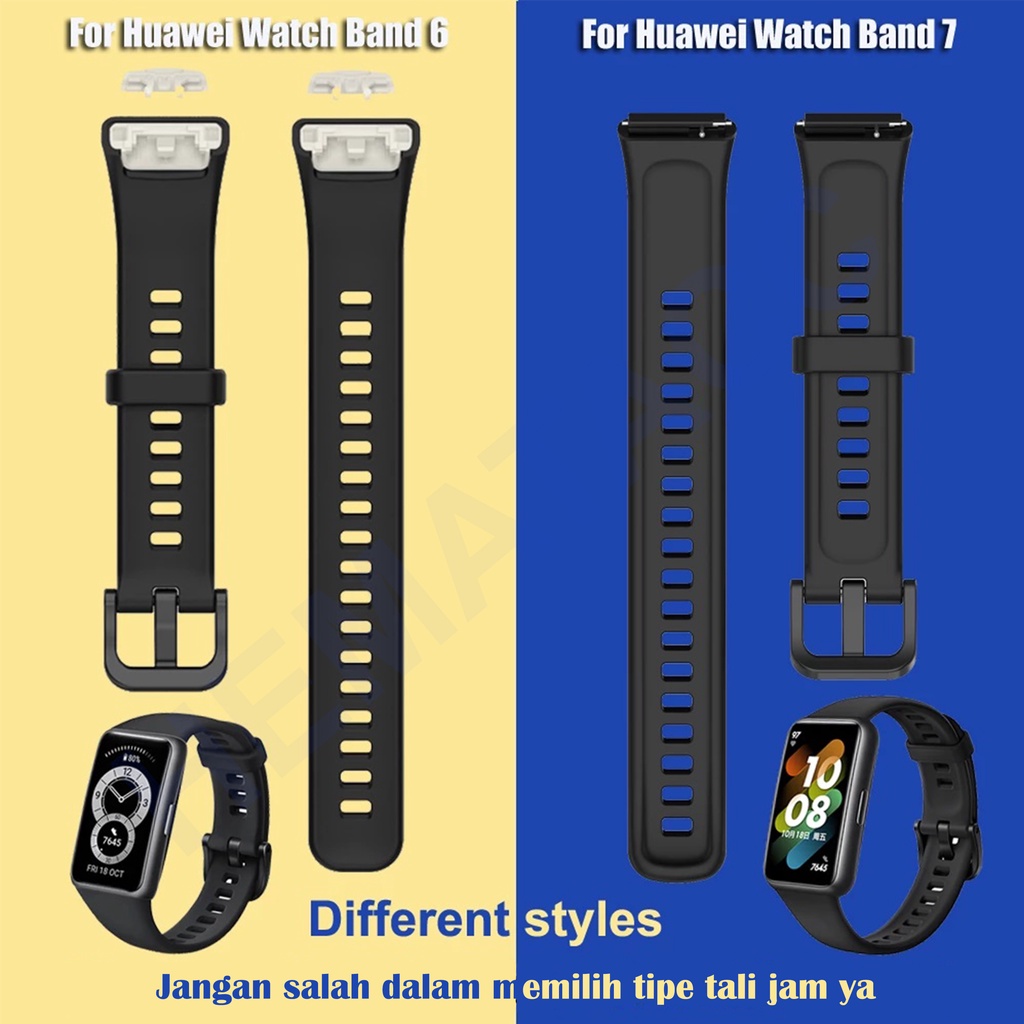 Strap Huawei Band 7 / Huawei Band 6 / Honor Band 6 Premium Lembut Hematacc