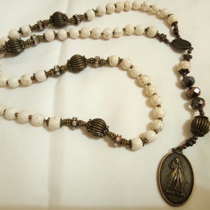 Rosario - Rosario Kerahiman Ilahi (Koronka) Batu Pyrus - Hollishop