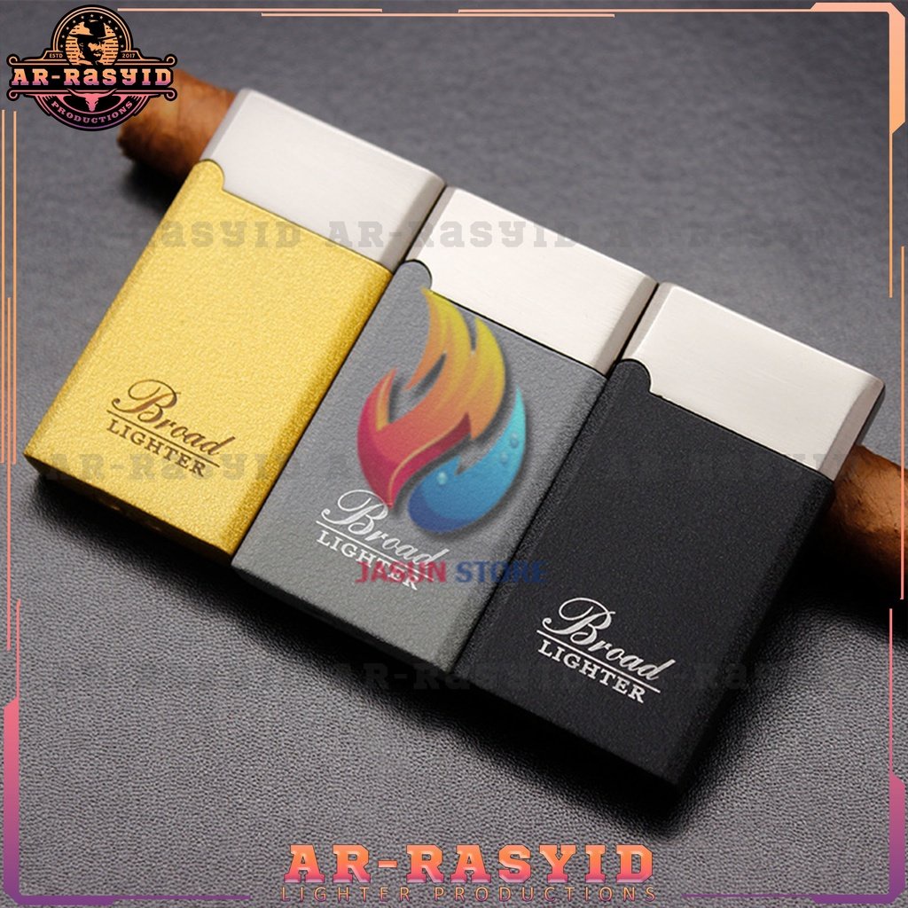 BISA COD!! Korek Api Bara Gas Broad Lighter BD-235-6