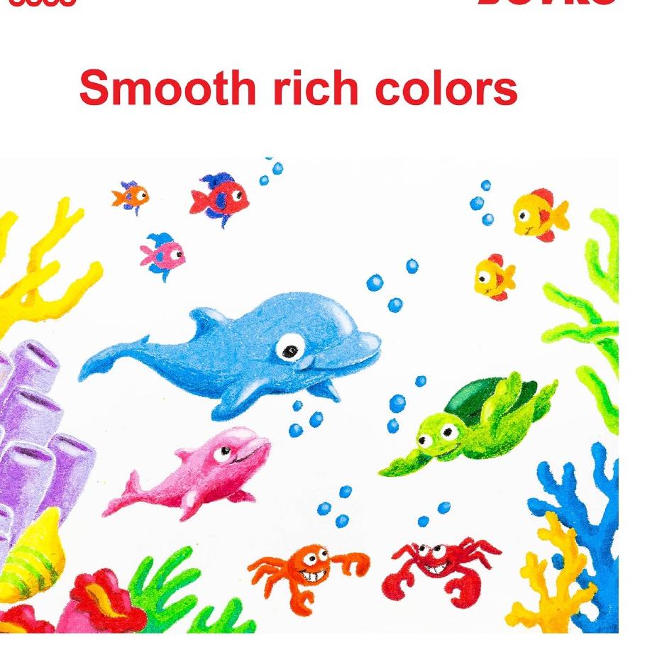 

►®◄ (BISA COD) PROMO Oil Pastel Crayon / Krayon Minyak / Alat Mewarnai Joyko TiTi OP-24S 24 Warna Colors