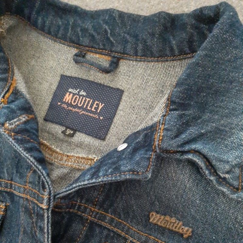 MOUTLEY jaket denim/ jaket jeans wanita no three second no green light