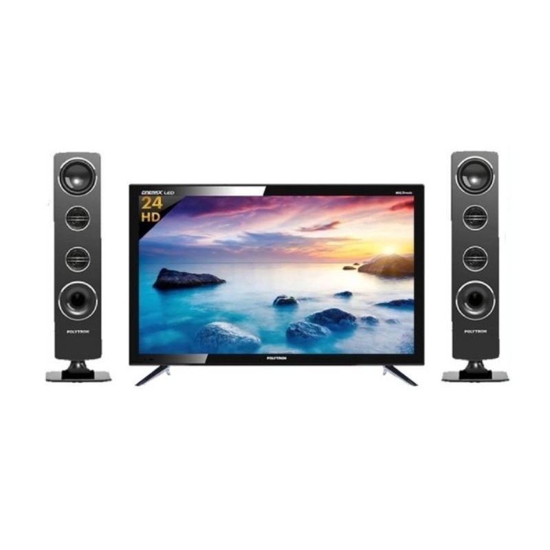(Khusus Wilayah Palembang) TV Led Polytron 24TV0855/1855 (Tower Series) Palembang