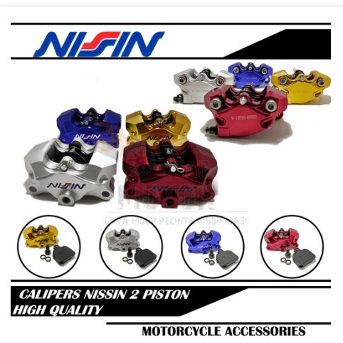 kaliper pala babi 2 piston nss bmb universal semua motor