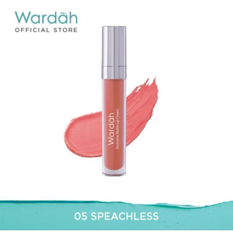 WARDAH EXLUSIVE MATTE LIP CREAM SPECHLESS - LIP CREAM MATTE NO DRAMA