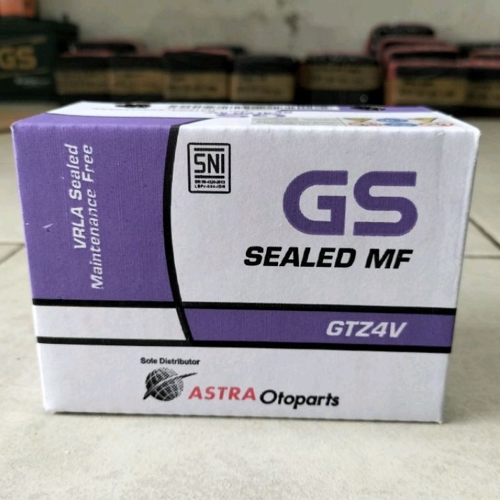 Aki Accu Original GTZ4V GS Astra MF Aki kering