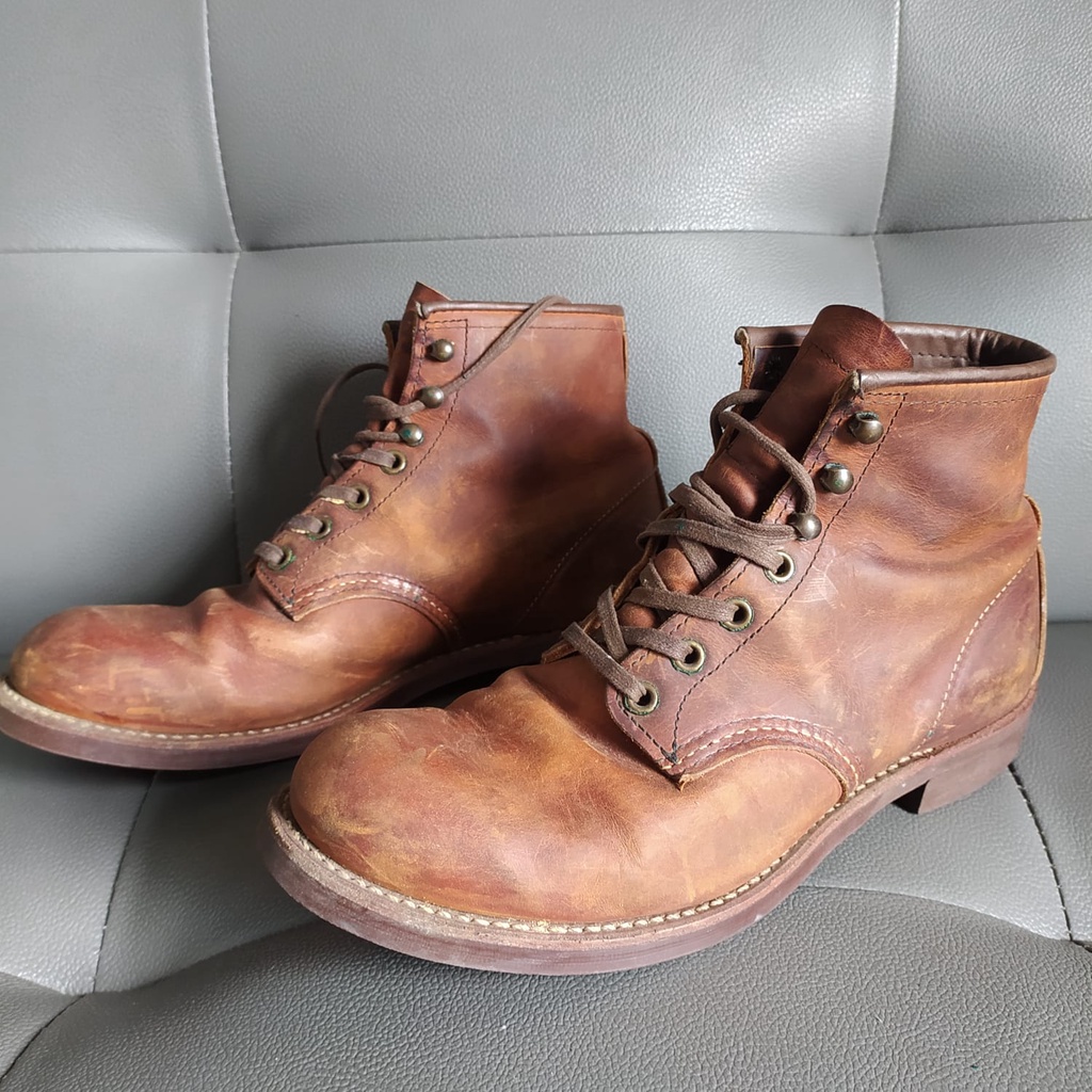 Red Wing Shoes Blacksmith Copper / Sepatu Boots Kulit Asli / Leather Boots