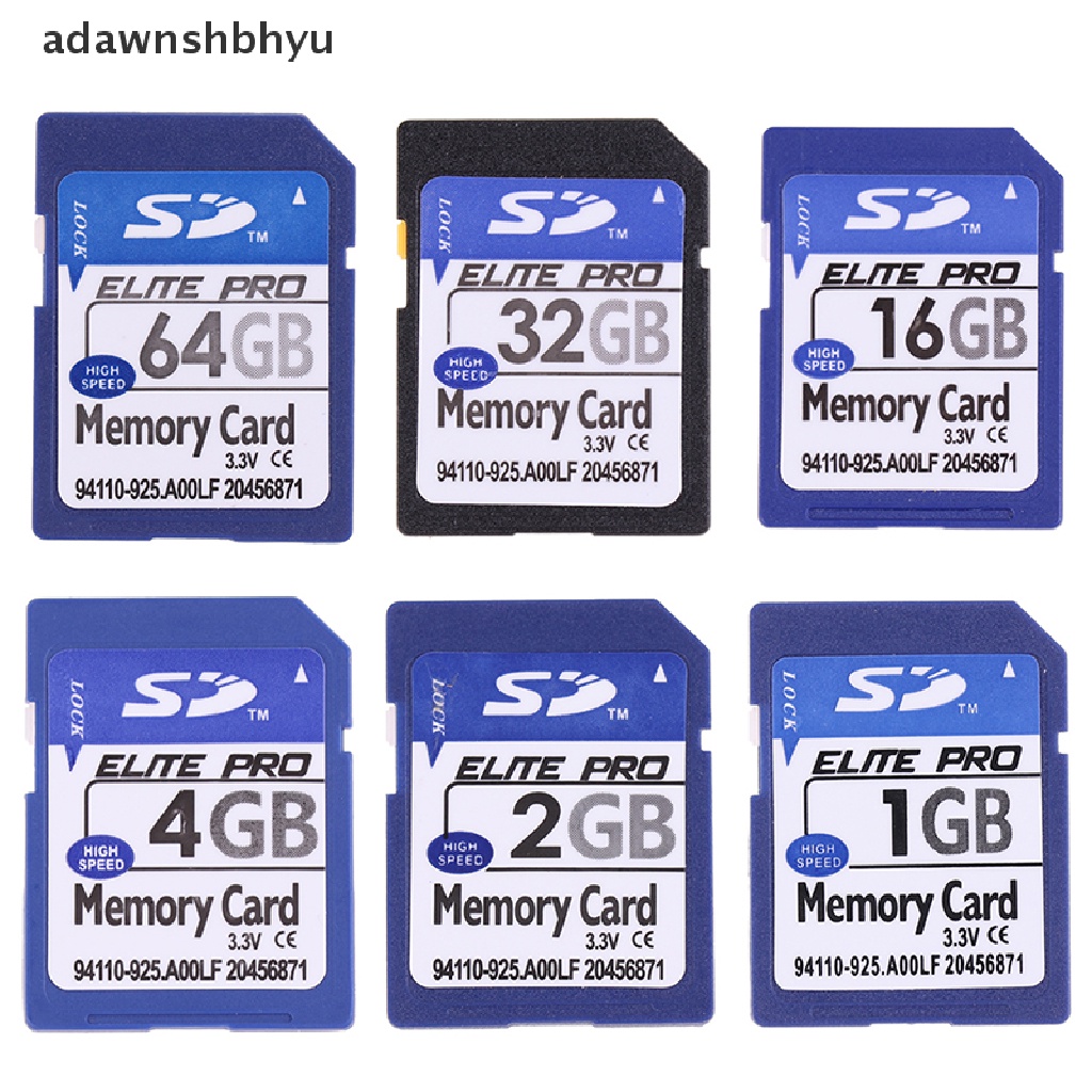 Adawnshbhyu SD Card 1GB 2GB 4GB 8GB 16GB 32GB 64GB Aman Digital Flash Memory Card ID