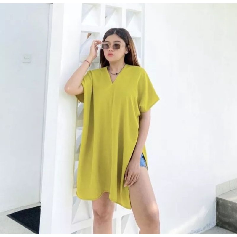 Tunik Nagita riziqndimasjeans Tunik terbaru