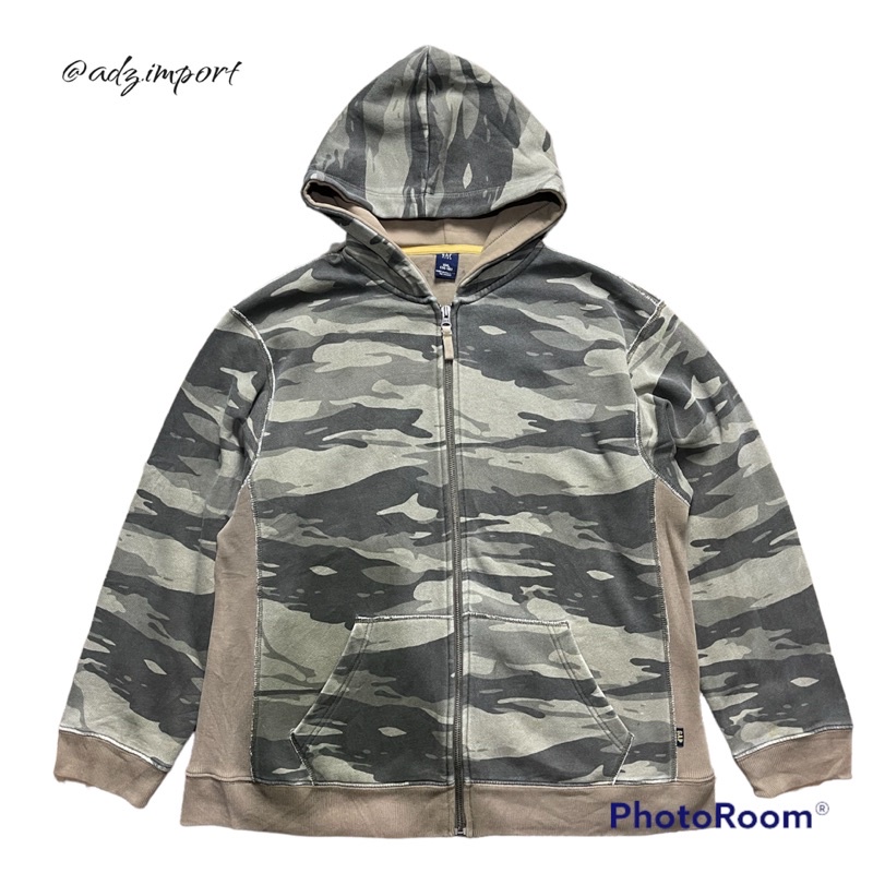 Zipper Hoodie GAP Kids Loreng second full tag