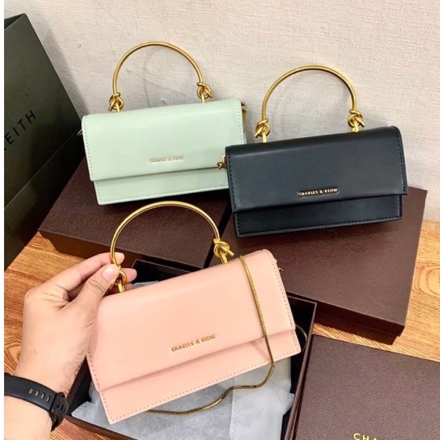 C 333 Clutch Top Handle Sling Bag