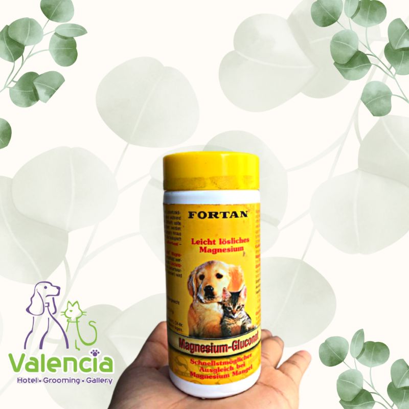 Fortan Magnesium-Gluconat For Dog90g/Vitamin Jantung,hati&saraf anjing