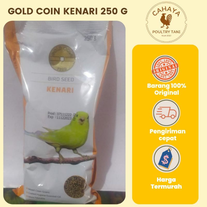 Jual Pakan Burung Gold Coin Canary G Shopee Indonesia