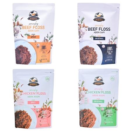 

《packingaman》 Grandville Abon Original / abon anak No MSG halal mpasi Penambah Nafsu Makan Penambah Berat Badan BB Booster MPASI Bayi Anti GTM