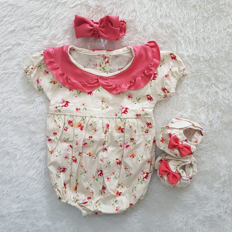 Baju bayi Ribbon Flo Jumper