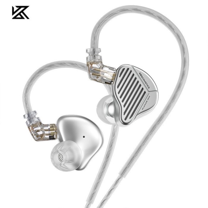 Knowledge Zenith KZ PR1 In Ear Earphone Balance &amp; hIFI - with Mic - Planar Driver - Garansi Resmi 1 Tahun