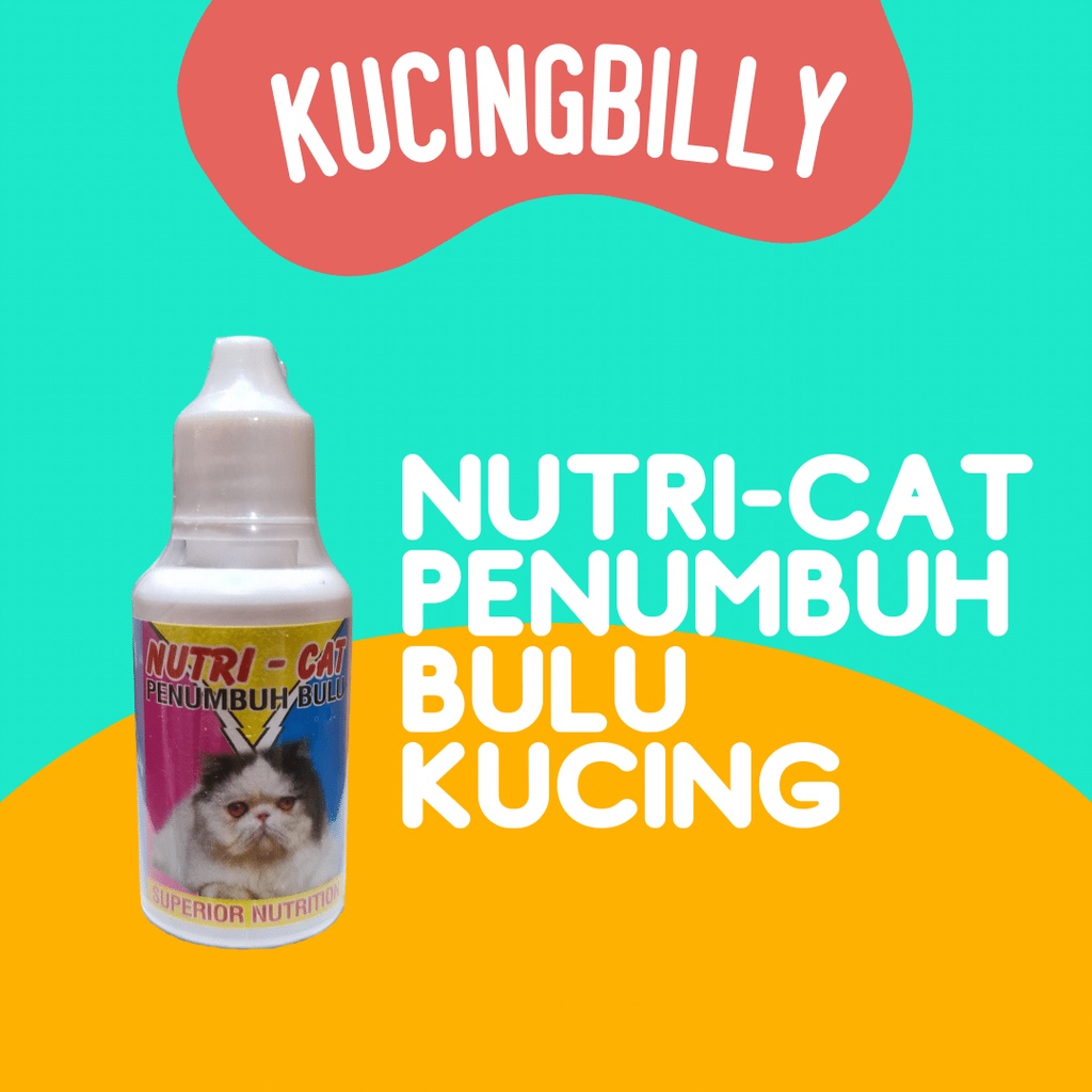 Nutricat 30ml vitamin penumbuh bulu kucing