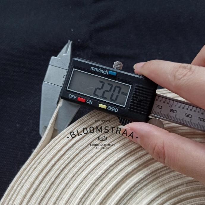 Roll Webbing Katun Tebal Bintik 40mm 4cm Cotton Webbing 40 mm Tali Tas