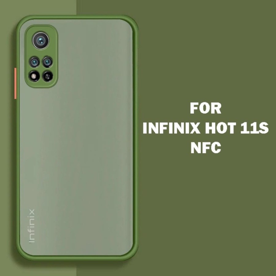 Soft Case Silikon Infinix Hot 11s NFC My Choice Aero Color Button Matte Frame Camera