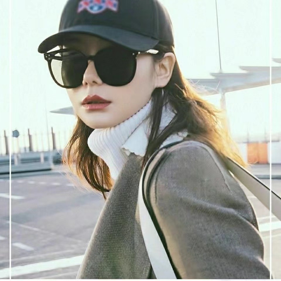 Kacamata Hitam Wanita Frame Ukuran Besar Persegi Kecamata Sunglasses Model Korea Fashion Unisex Style Kaca Mata Elsa Andin