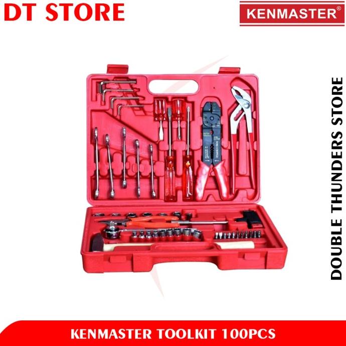 Kenmaster Toolkit 100pc dthund33 Berkualitas