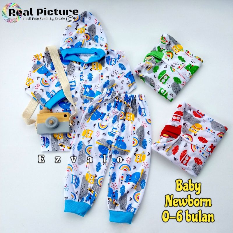 Setelan baju tidur bayi piyama bayi / baju stelan cindung