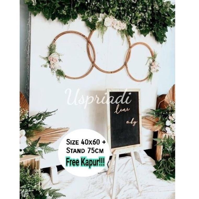 

(N-Z2Z») PAPAN TULIS KAPUR + STANDING TRIPOT PAPAN MENU CAFE PAPAN BOARD + KAKI KAYU PENYANGGA DEKORASI PESTA bisa cod