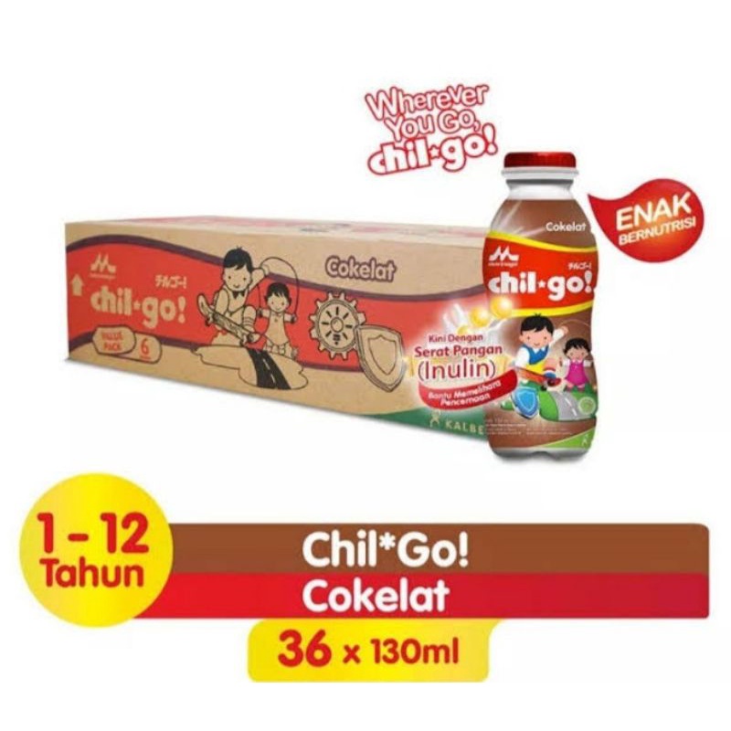 

MORINAGA CHIL-GO Coklat Botol 130ml (1Dus Isi 36pcs)