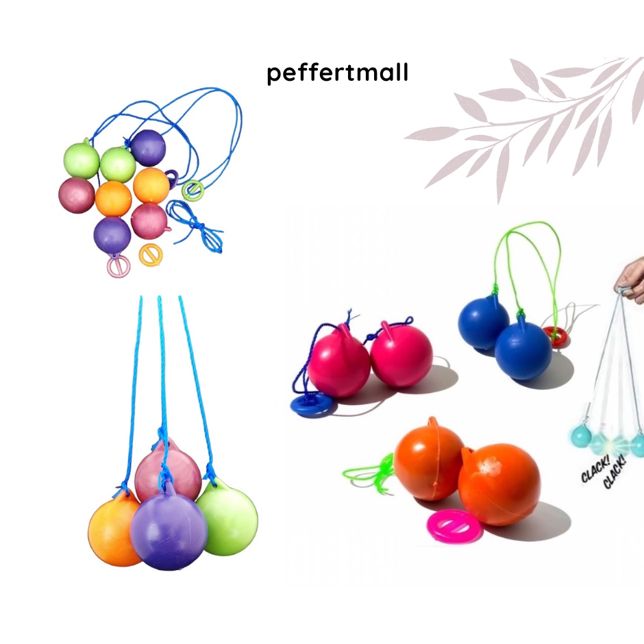 Mainan Anak Bola Tok Tok Tik Tok Latto Etek Mainan Viral Jadul Bandul Ayun Latih Konsentrasi