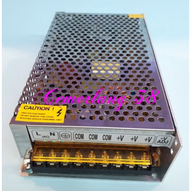 Switching Power Supply Jaring 12V 20A tanpa FAN / kipas