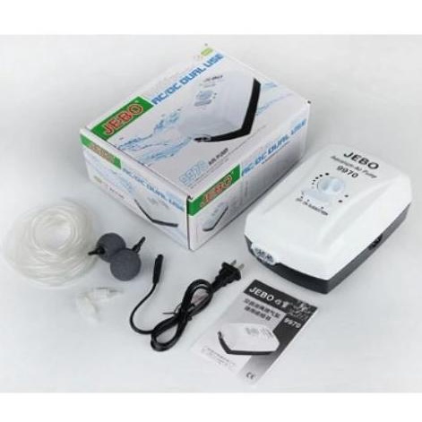 Aerator Jebo 9970 Aerator Acdc Airpump Ac Dc Pompa Oksigen Kolam