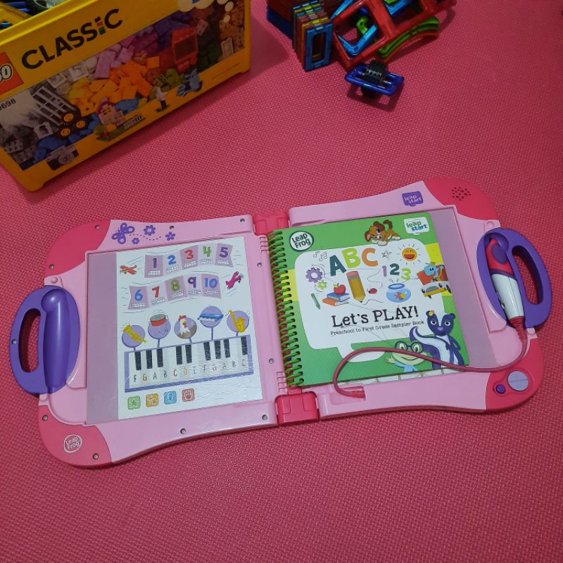 Preloved Leapfrog Leapstart Talking Book Set Pink Edition Mainan Edukasi Anak not ELC Vtech