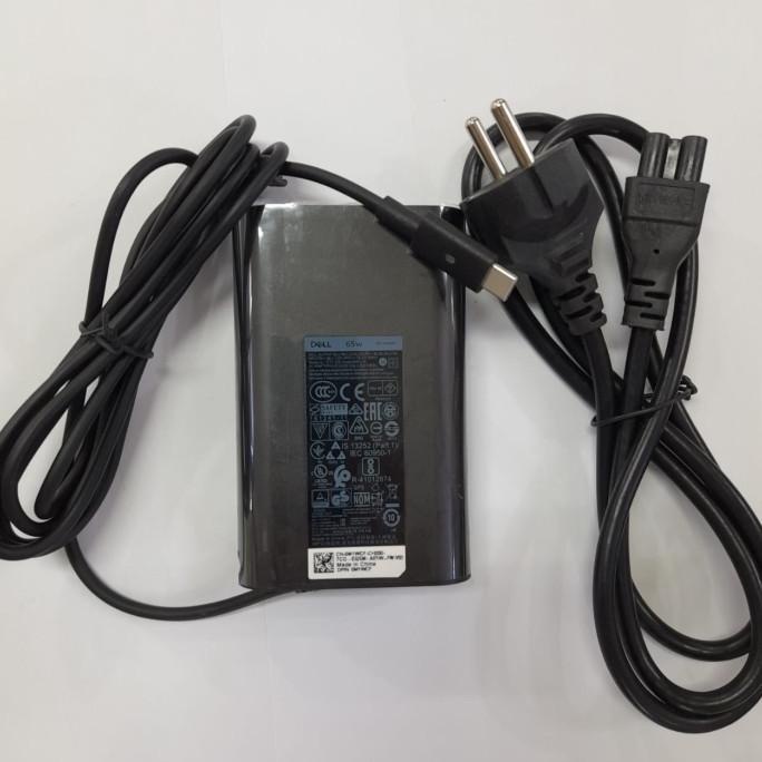 ADAPTOR CHARGER ORI laptop DELL LATITUDE 5280 5285 5289 5480 TYPE C