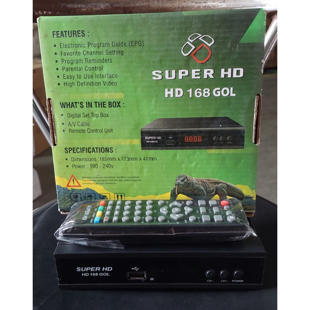 Set top box DVBT2 SUPER HD 168 KOMODO NEW
