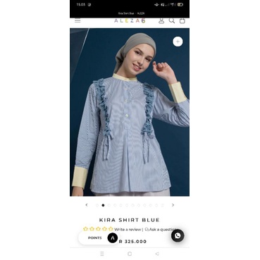 kira shirt blue sideline preloved no bs jennakaia rm benangjarum