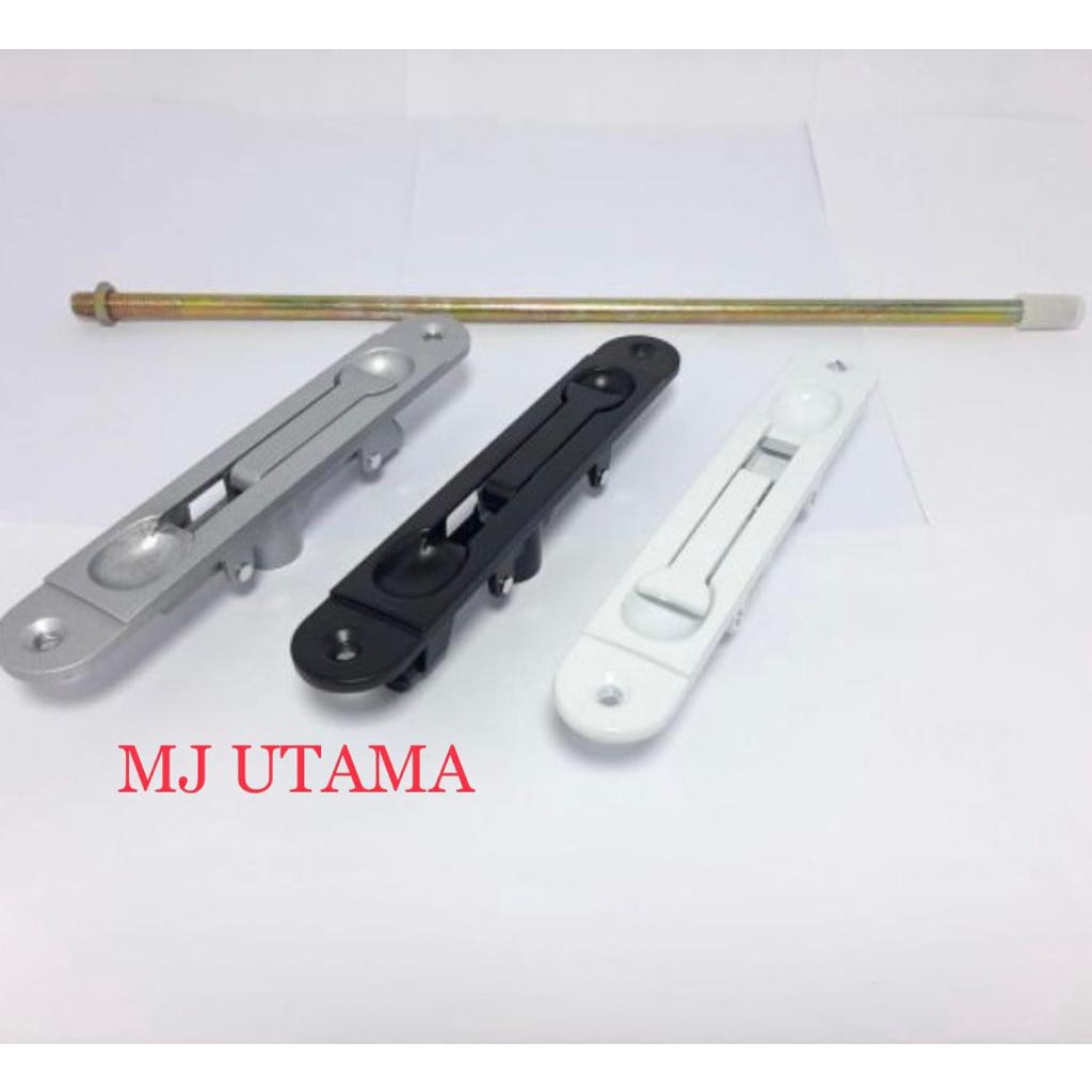 Flush Bolt Selot Pintu Grendel Tanam Alumunium Dekson