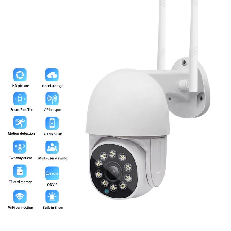 [ APP V380/V380PRO] Ipcam Camera CCTV Outdoor 8MP PTZ Speed Dome Wireles Wifi V380 1080P HD Kamera outdoor/indoor