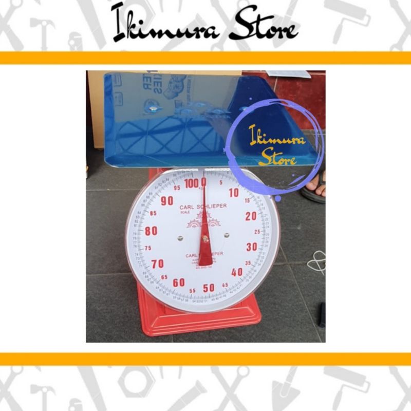 Timbangan Jarum 100Kg Besi / Timbangan Kue 100 Kg