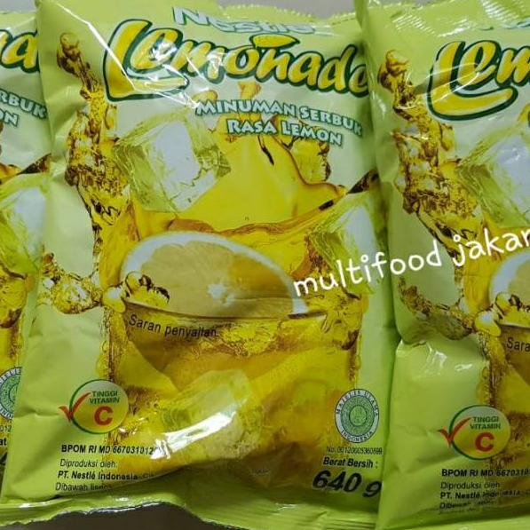 

PROMO HARI INI Bubuk lemonade nestle minuman rasa lemon 640 gr !