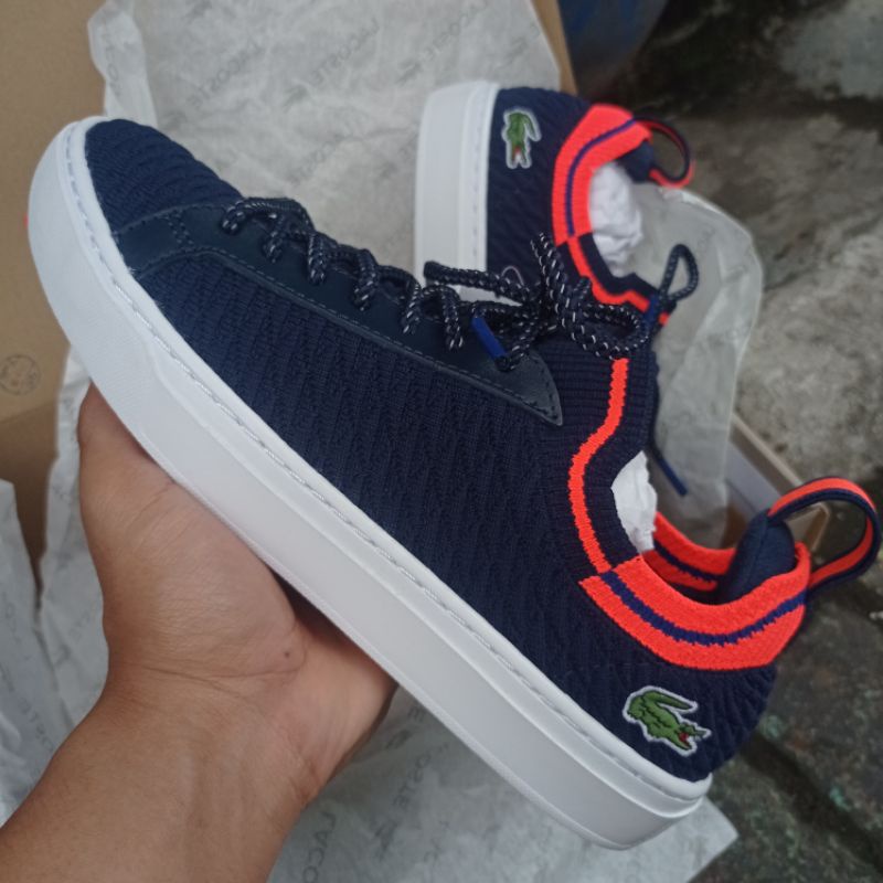 Sepatu Lacoste white Sale japan - vietnam White-black navy
