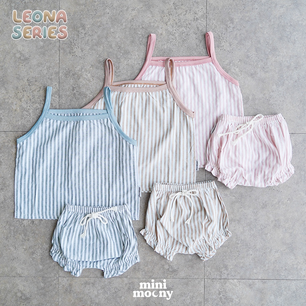 Mini Moony Leona Series Sleveless Romper Short Set