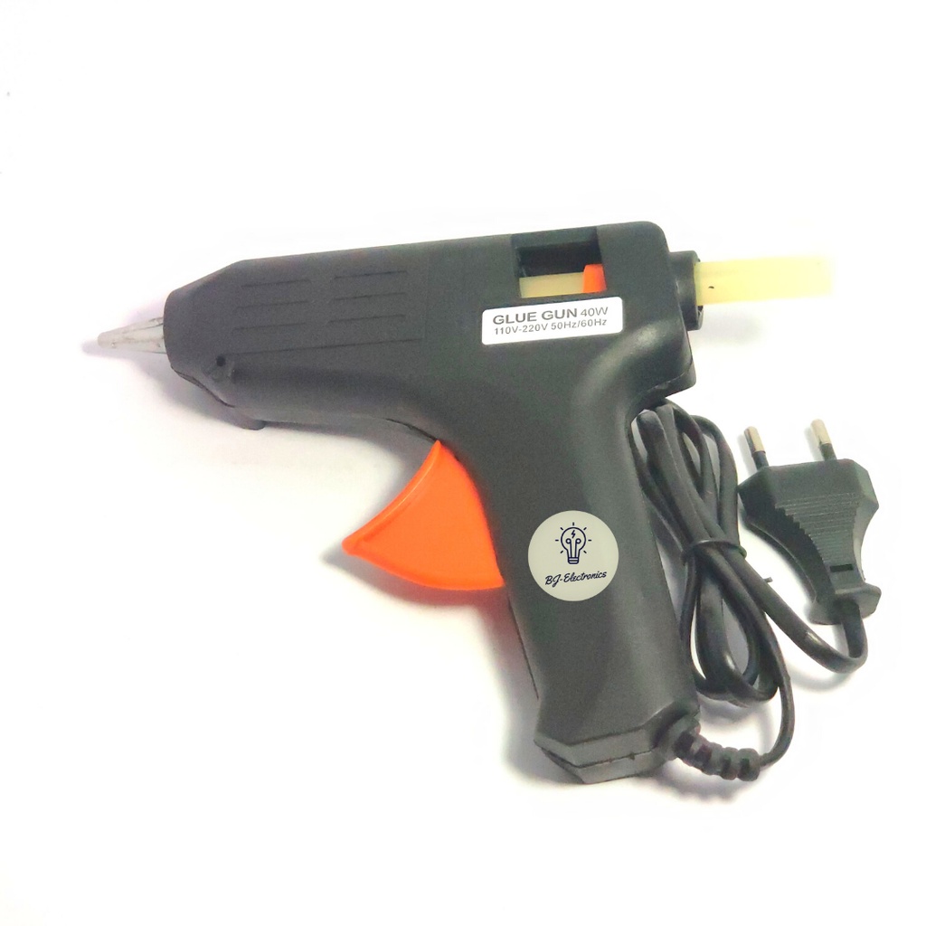 PAKET GLUE GUN / LEM TEMBAK 40W ATN DAN REFILL GLUE GUN STICK PANJANG 27 CM DIAMETER 10 MM