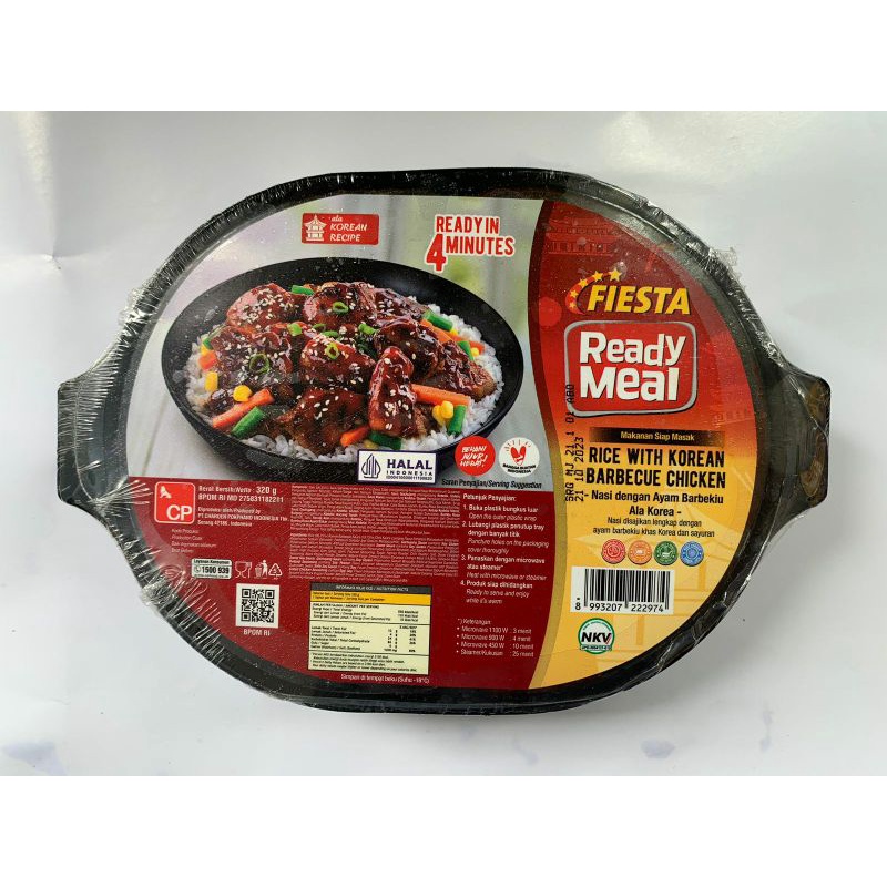 

FIESTA READY MEAL Rice With Korean Barbecue Chicken