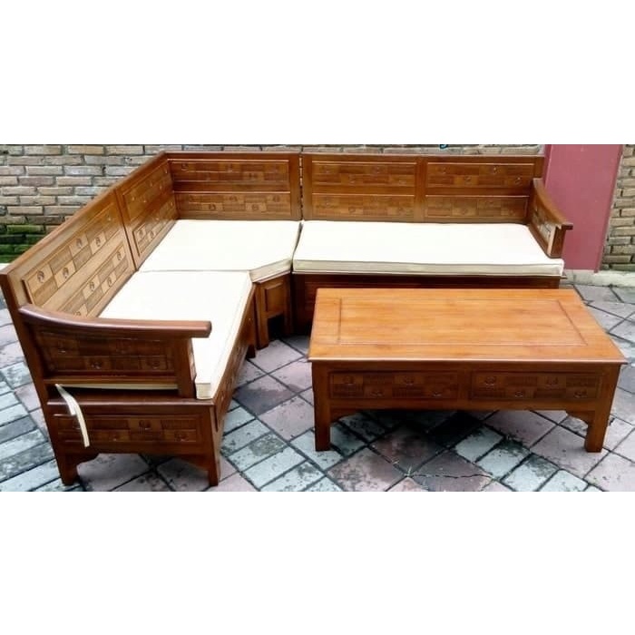 Jual Kursi sudut Minimalist (Kursi makan, Bufet, Nakas, Lemari, Dipan ...