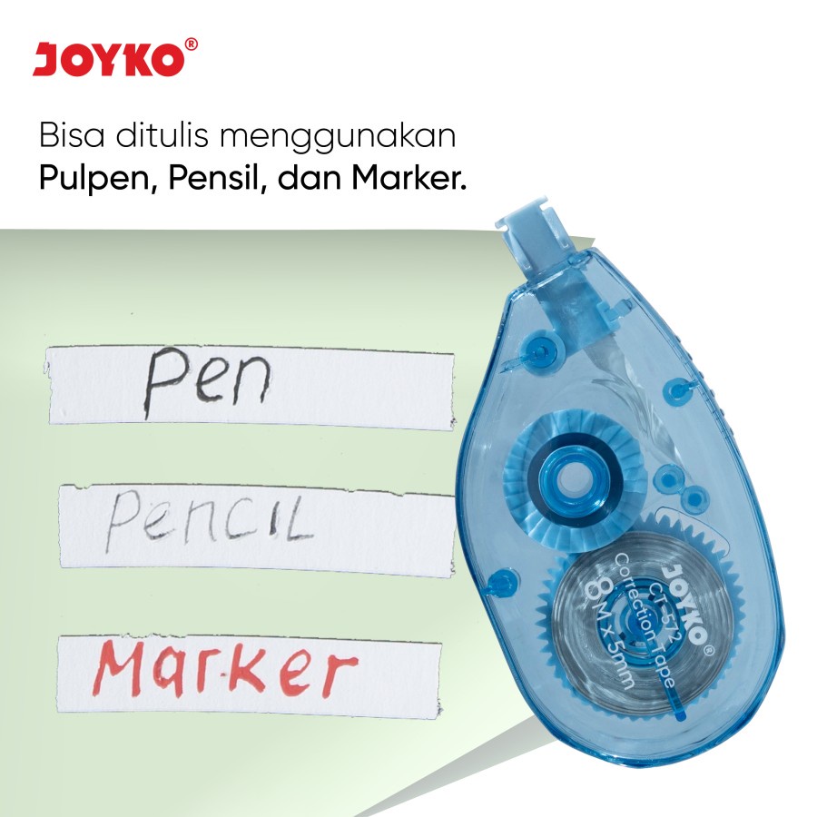 Correction Tape / Tip Ex Kertas Joyko CT-572 / Pita Koreksi / Stipo